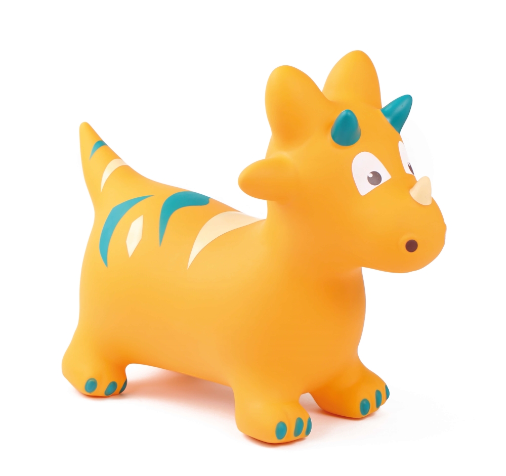 LUDI šokliukas, geltonas dinozauras