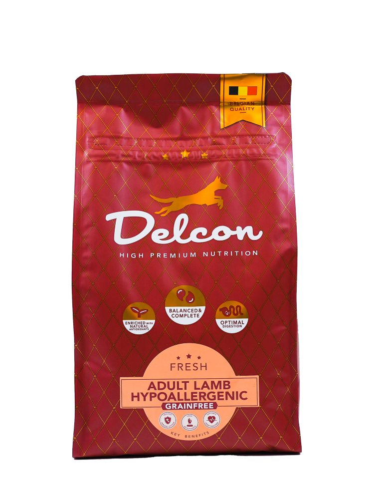 Visavertis begrūdis hipoalerginis pašaras alergiškiems šunims HYPOALLERGENIC su ėriena / 3 kg