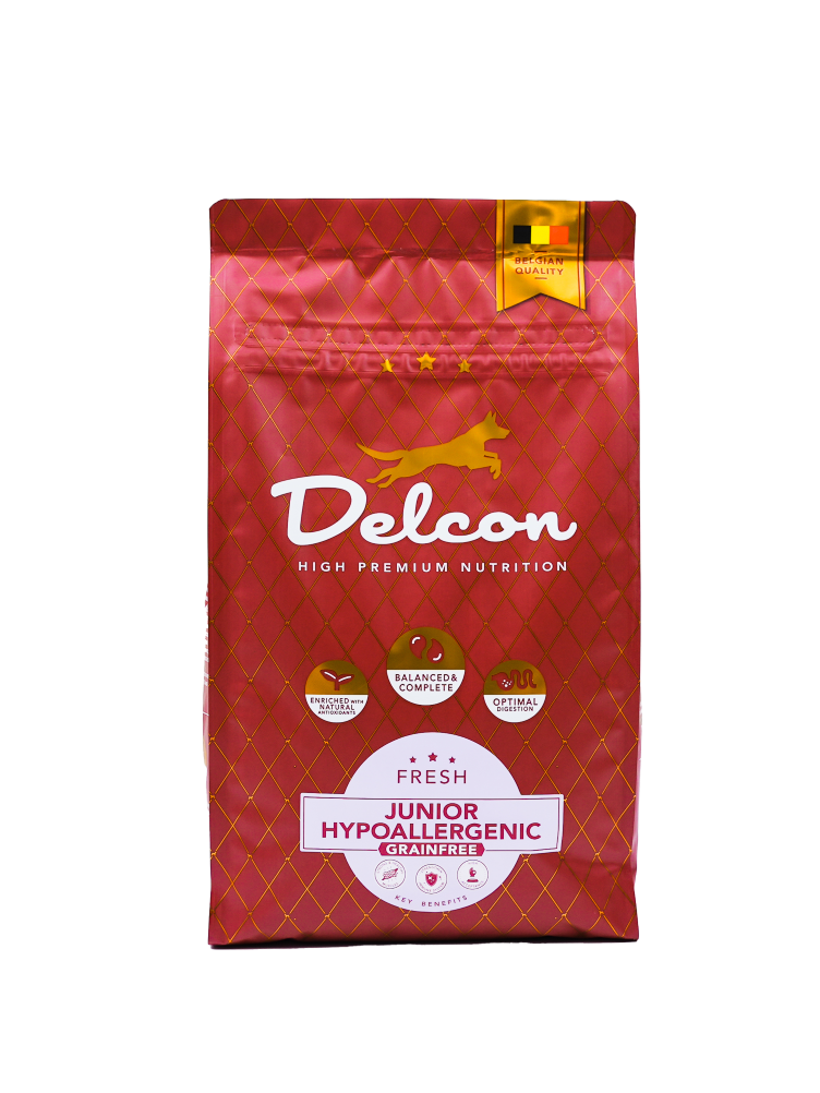 Visavertis begrūdis hipoalerginis pašaras jauniems šunims JUNIOR HYPOALLERGENIC / 3 kg
