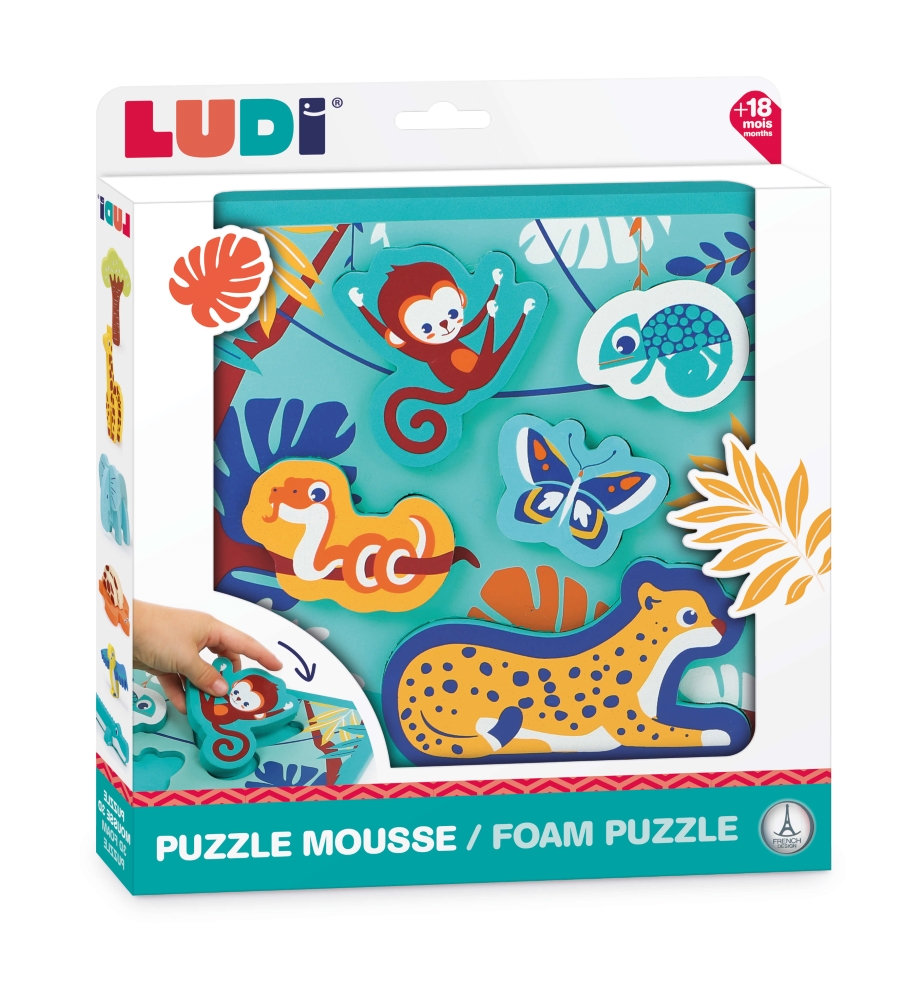 LUDI dėlionė pagal formas, Safari