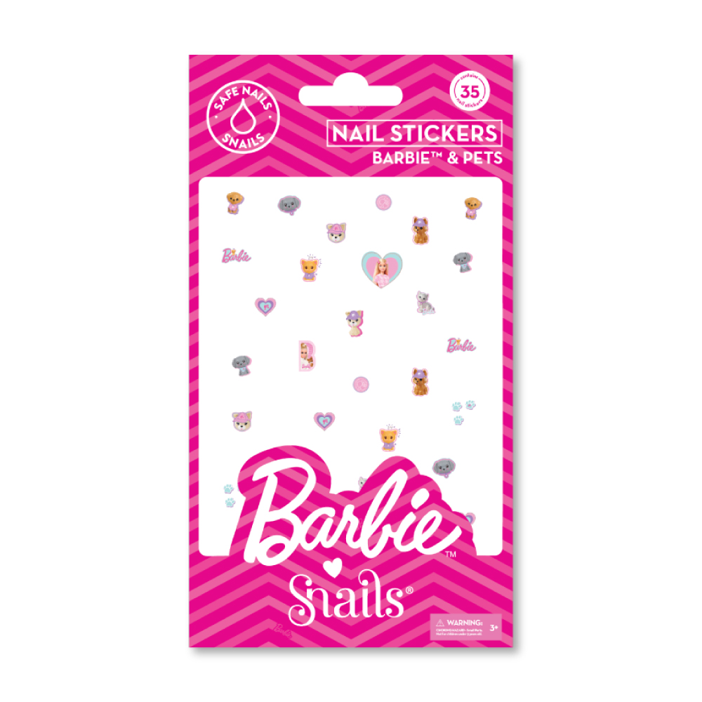 Barbie Snails nagų lipdukai, Barbie™ and Pets