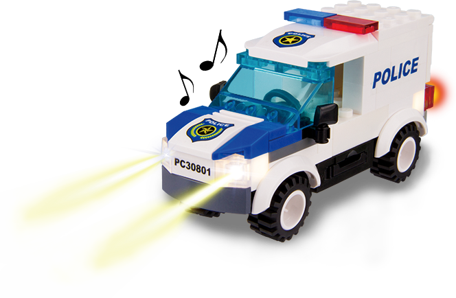 STAX Hybrid Signalizuojantis policijos automobilis