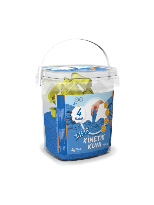 Red Castle kinetinis smėlis, mėlynas 500 g