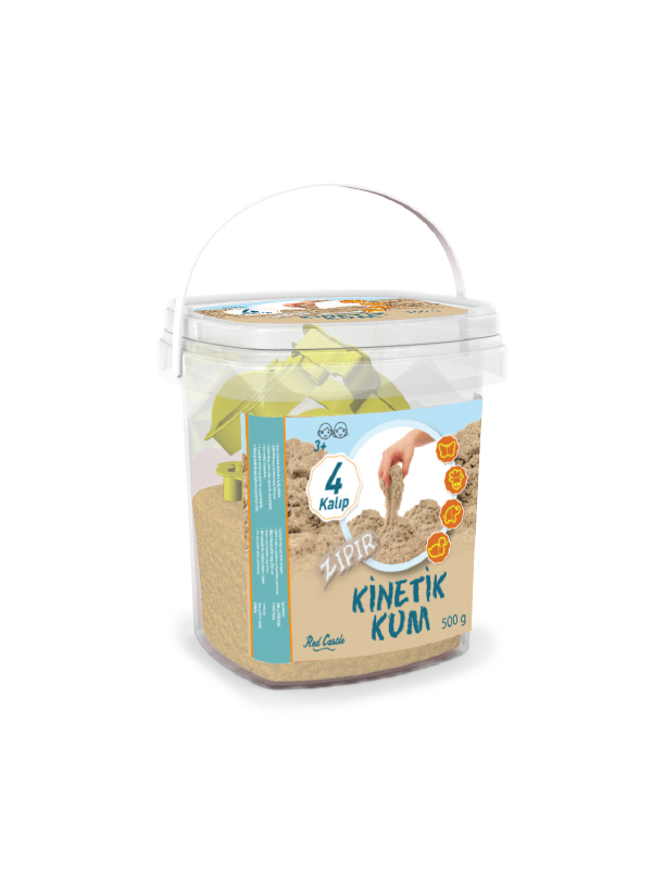 Red Castle kinetinis smėlis, natūralios spalvos 500 g